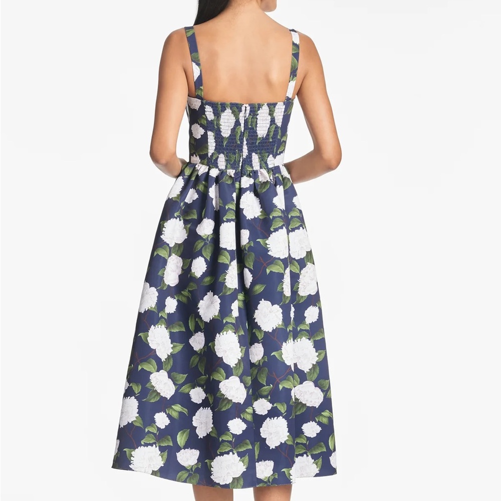 NWT: Sachin&Babi Olena Dress - Navy/Ivory Moonlit Garden - Picture 2 of 7
